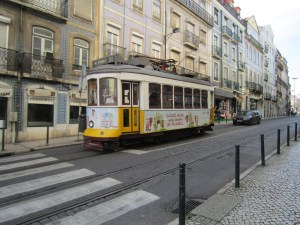 Tram in Lisbon