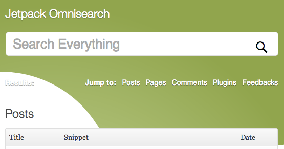 Jetpack 2.3: Omnisearch, Social Links, and DIY&nbsp;Debugging