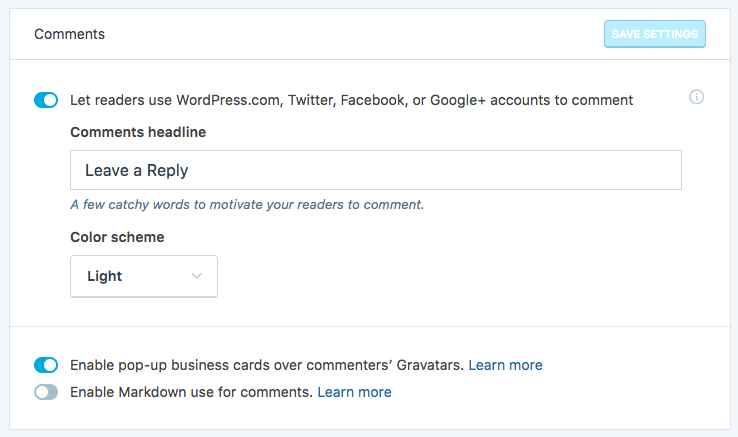 Allowing users to use their social accounts to comment on your content