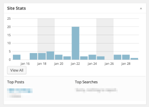 Jetpack Dashboard Stats