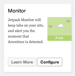 Jetpack Monitor Module Card