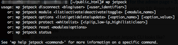 JetpackCLI