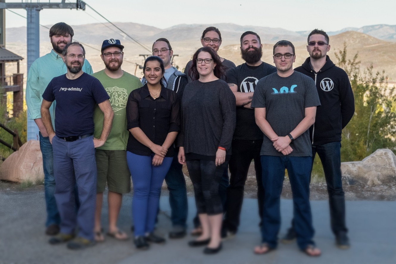 A few Jetpack Happiness Engineers on meetup - October 2015