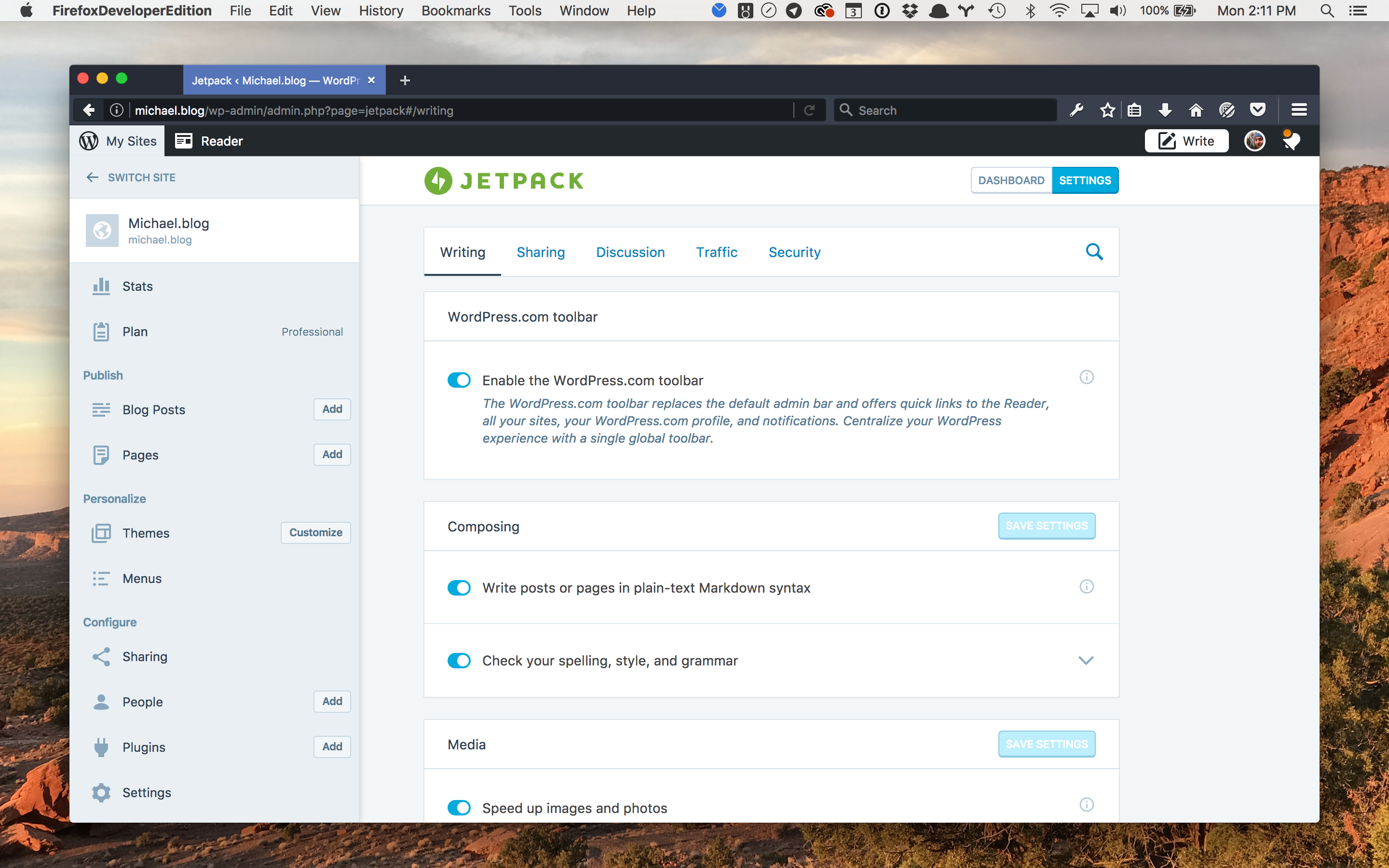 toolbar