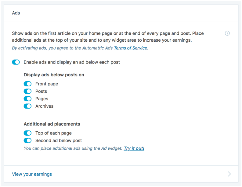 How to activate ads on your WordPress site with Jetpack