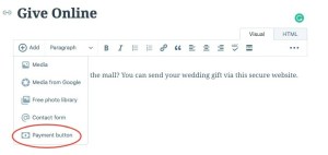 Simple Payment button for WordPress