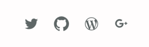 Social Menu allows site owners to create a new menu location, used to display links to Social Media Profiles