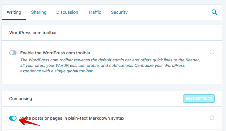 Markdown online editor on Jetpack 