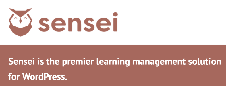 Sensei logo and heading 