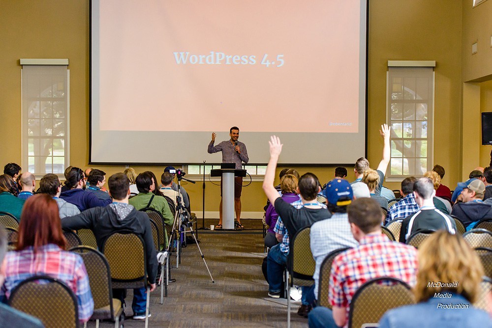 Session at WordCamp San Diego 2016. Photo by Joe McDonald (http://mcdonaldmediaproduction.com/)