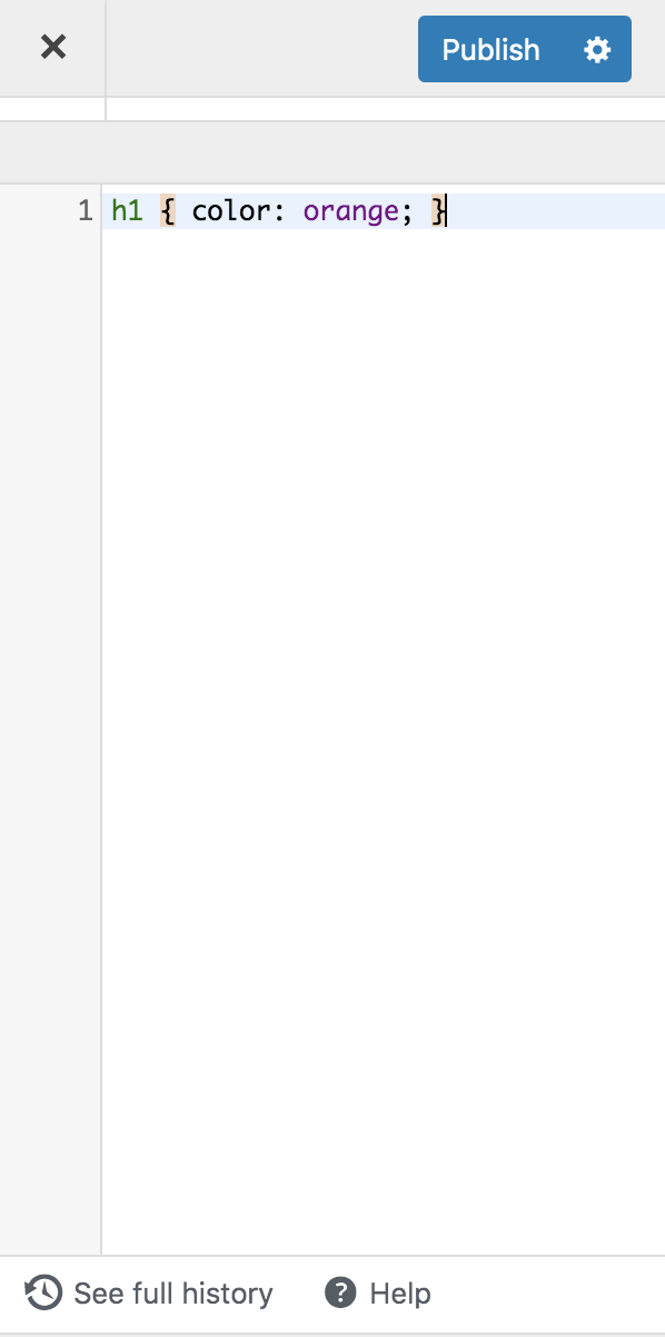 Jetpack CSS color customization