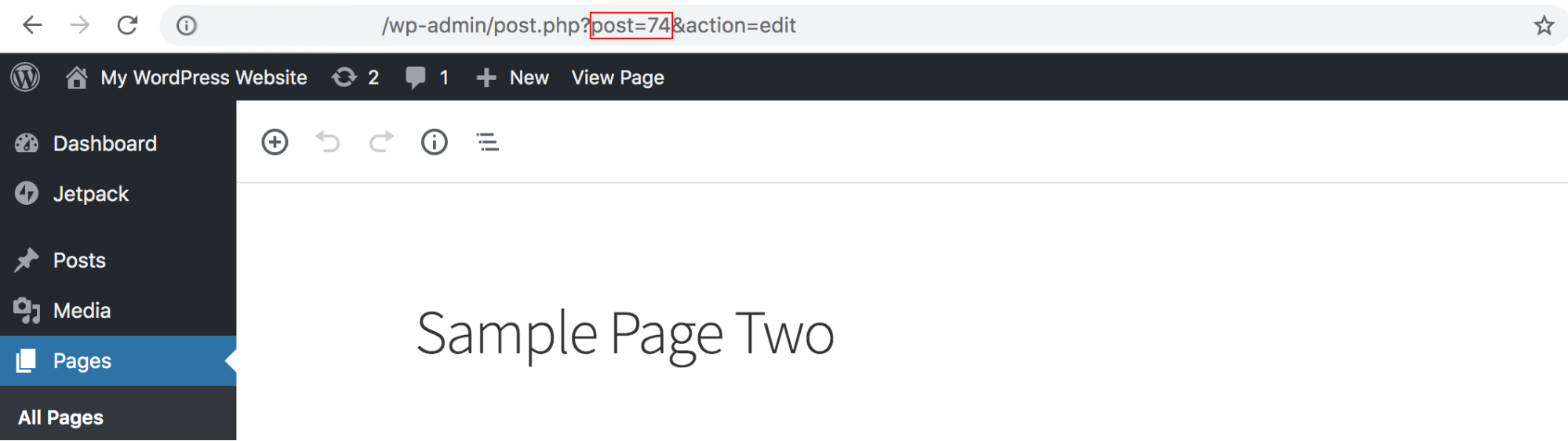 Jetpack CSS customization on pages
