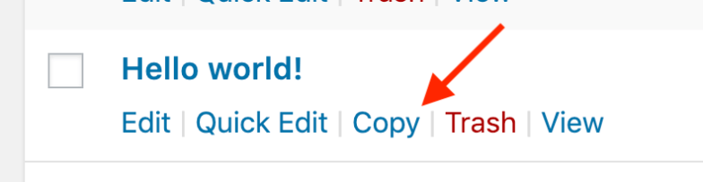 Jetpack Copy Post link to click when hovering the post type title 