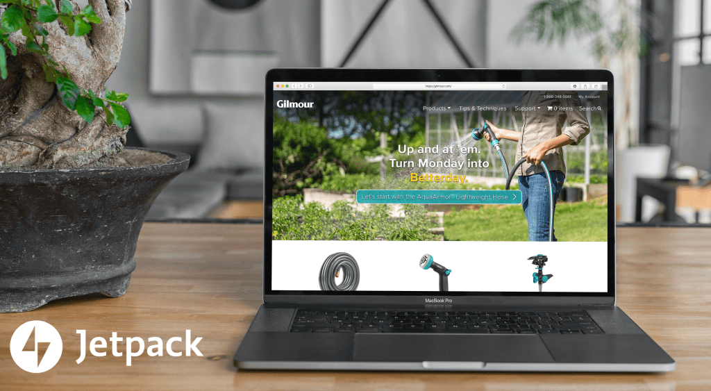 WordPress site with Jetpack and WooCommerce