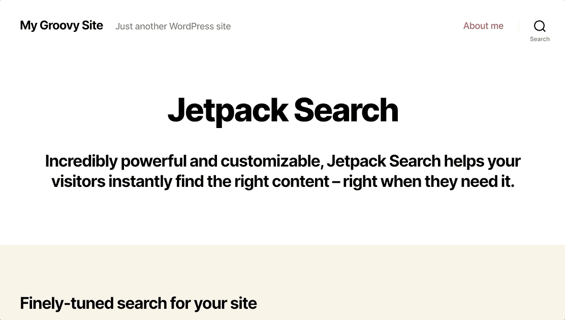 Jetpack Search demo