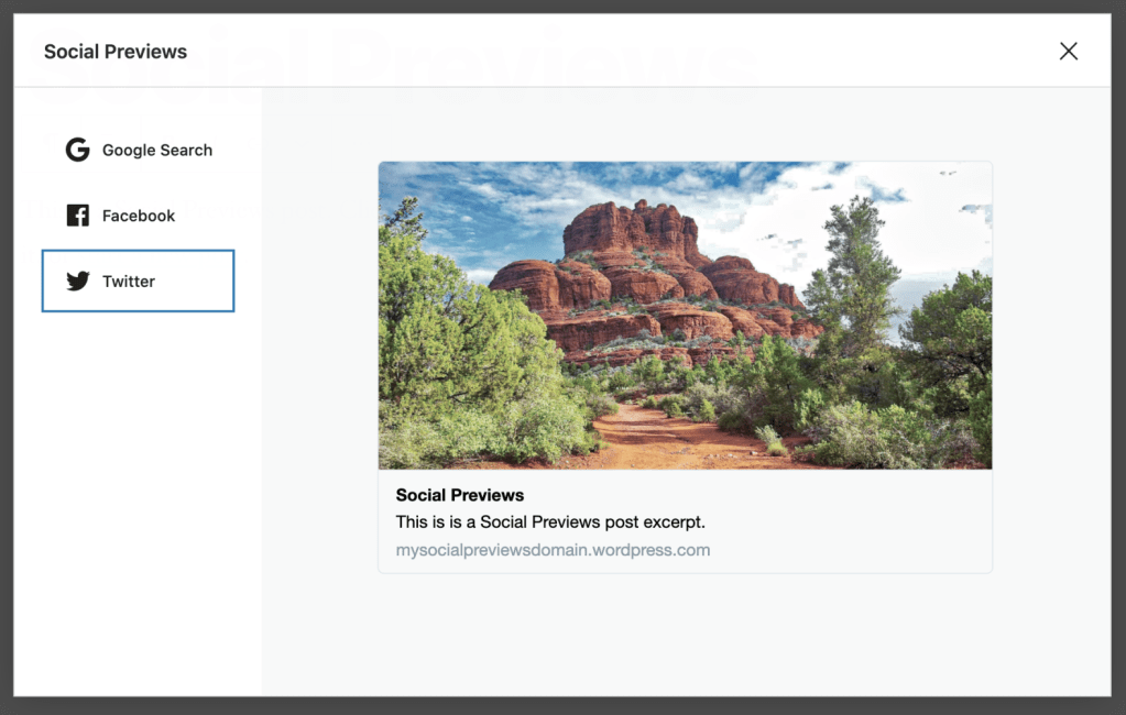 Social previews part of Jetpack SEO tools