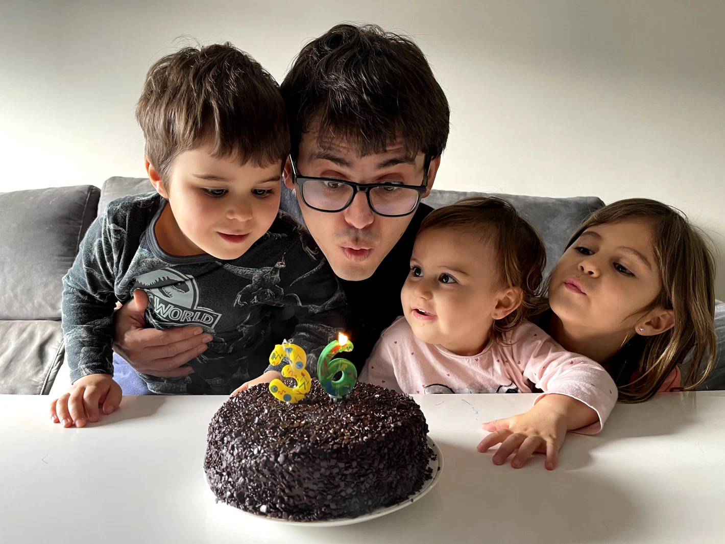 William Viana and family