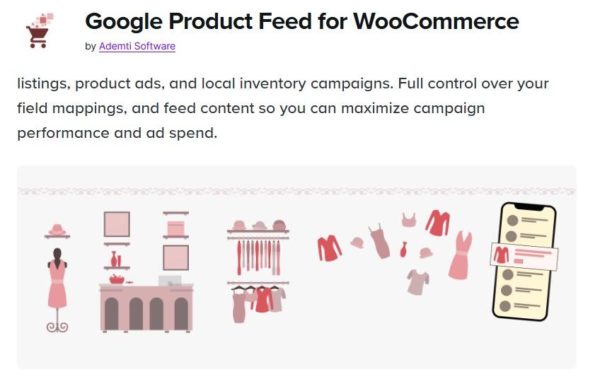 Google Product Feed for WooCommerce extension page