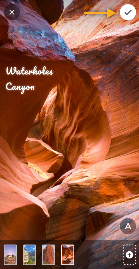 the Story block in action