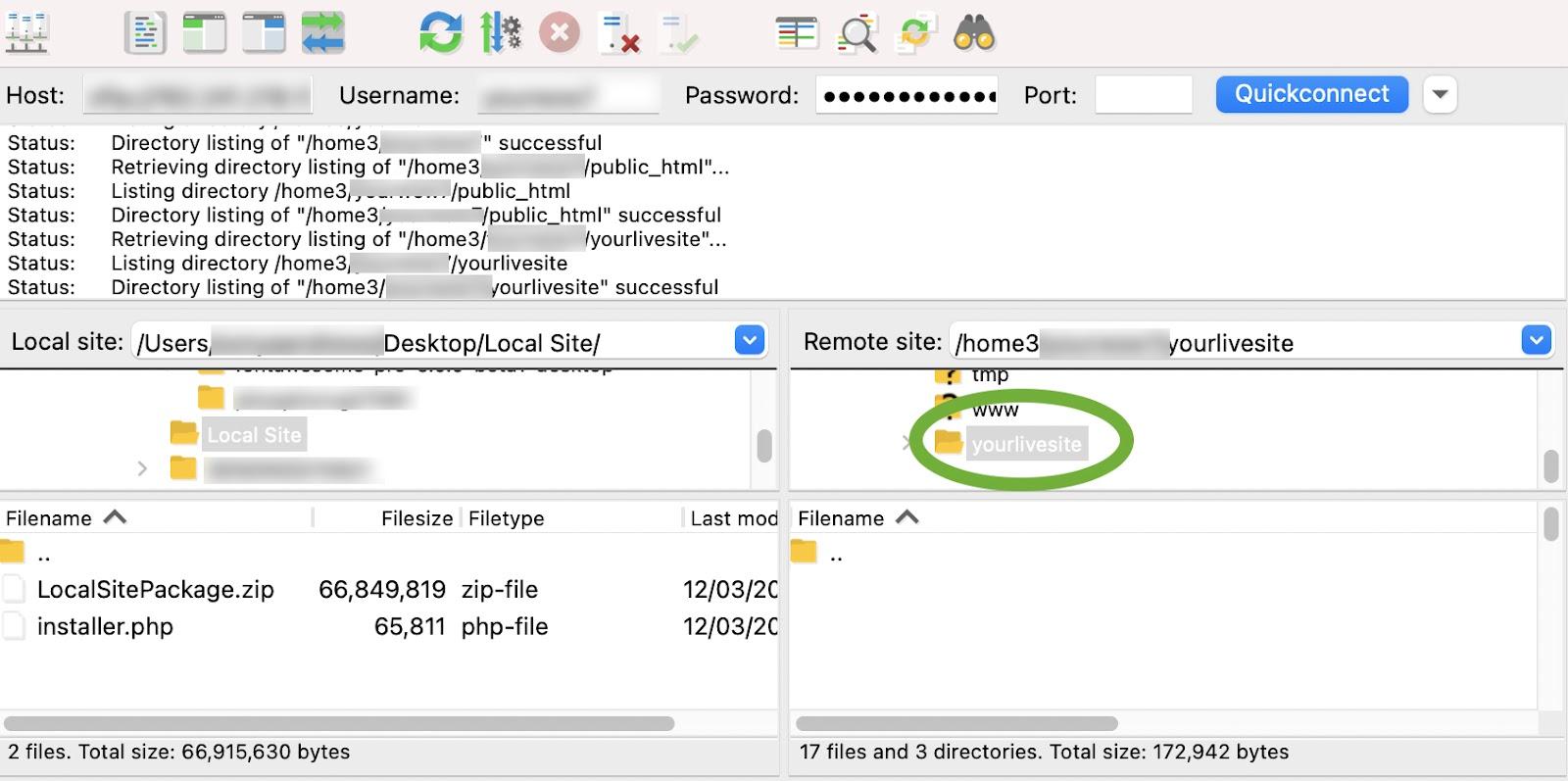 yourlivesite circled in files