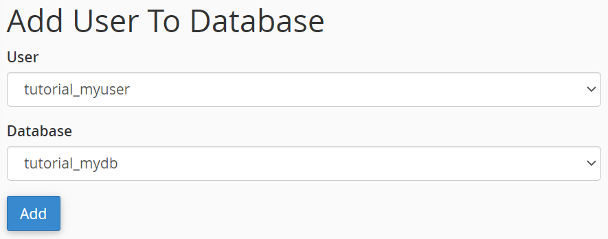 adding a new user to the database