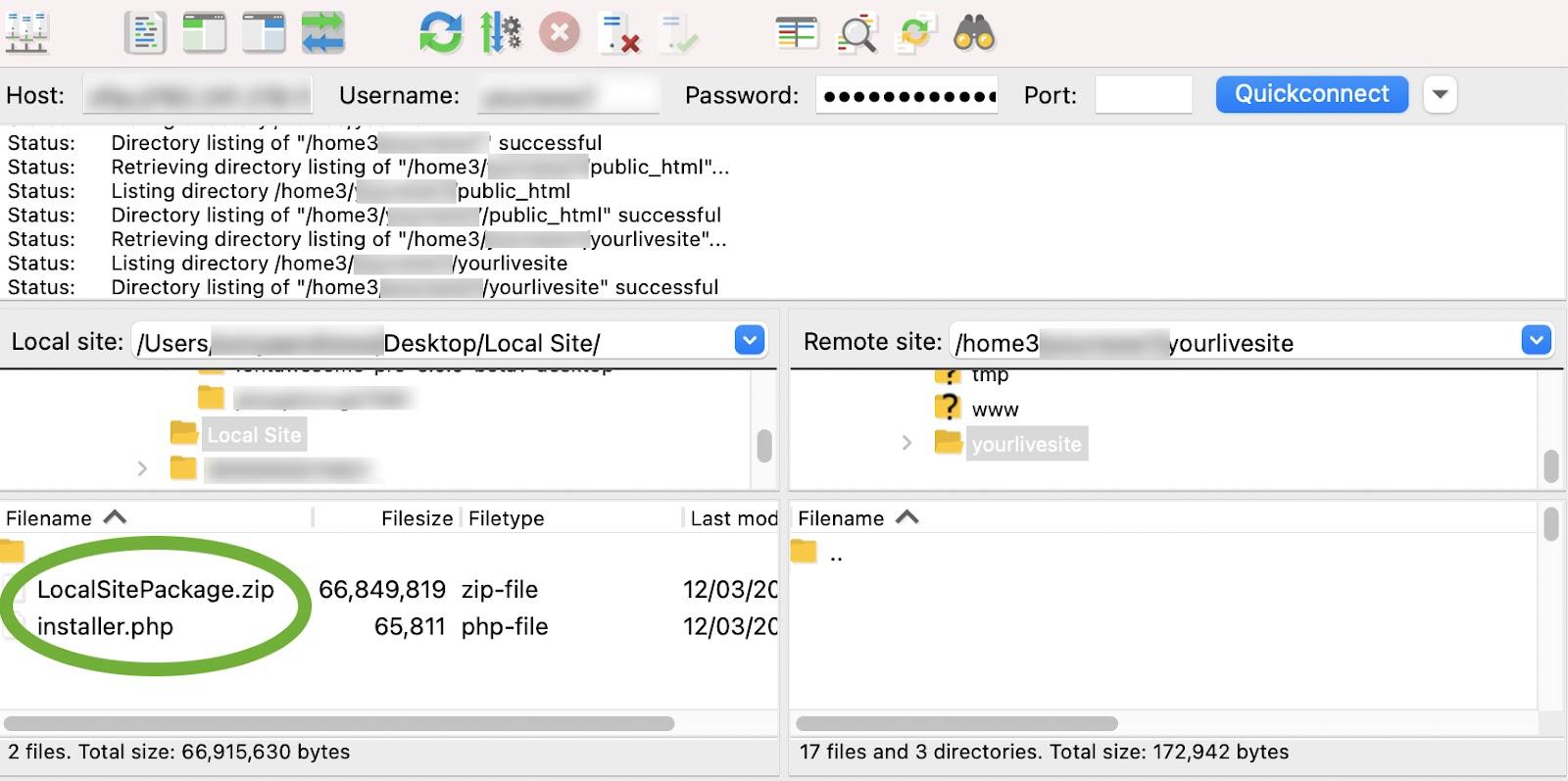LocalSitePackage and Installer.php files