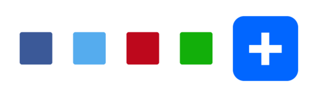 icons representing social share buttons