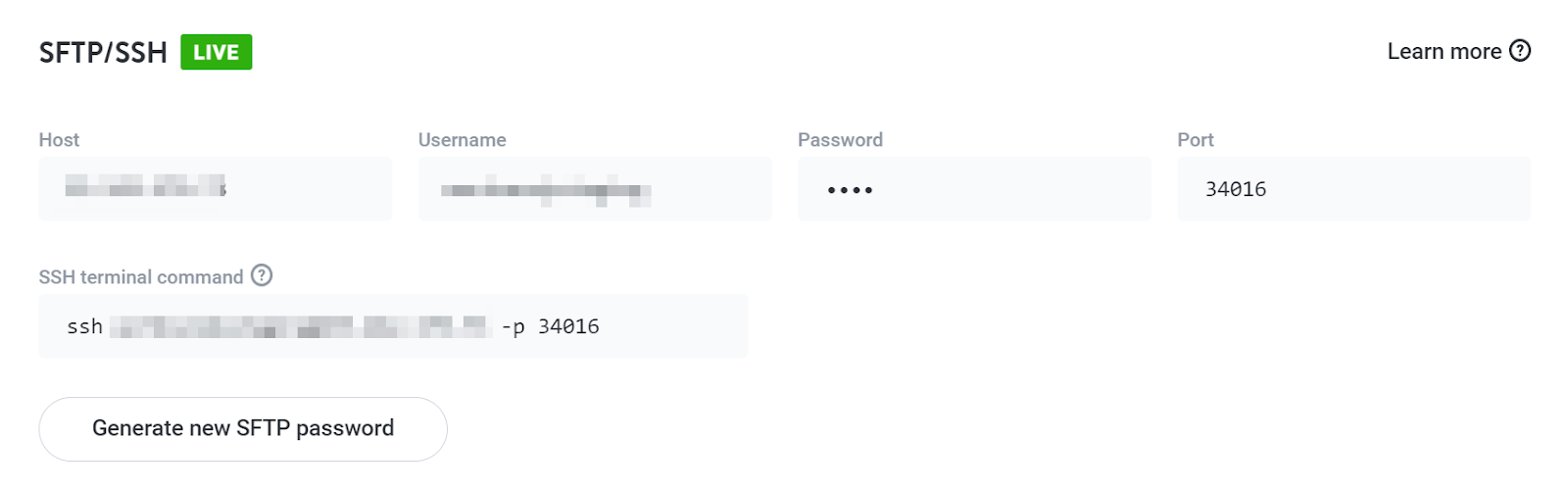 finding FTP credentials for the server