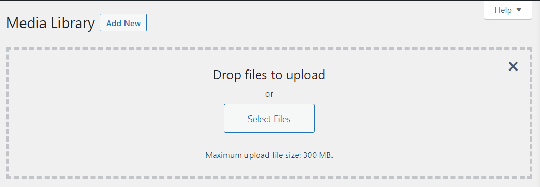 adding files to the media library