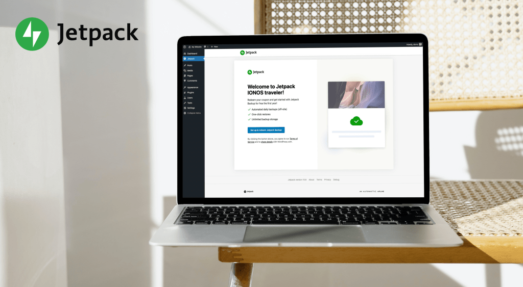 IONOS Partners with Jetpack for Free WordPress&nbsp;Backups