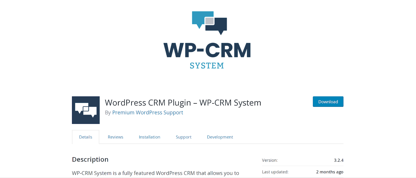 WP-CRM System plugin in the WordPres repository