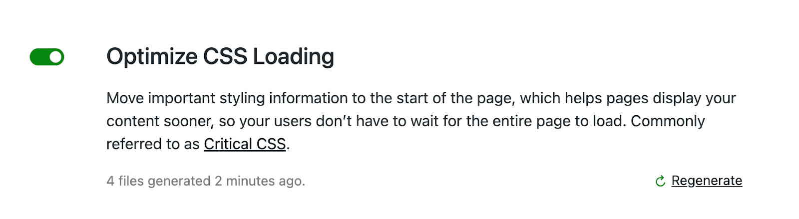 optimizing CSS loading