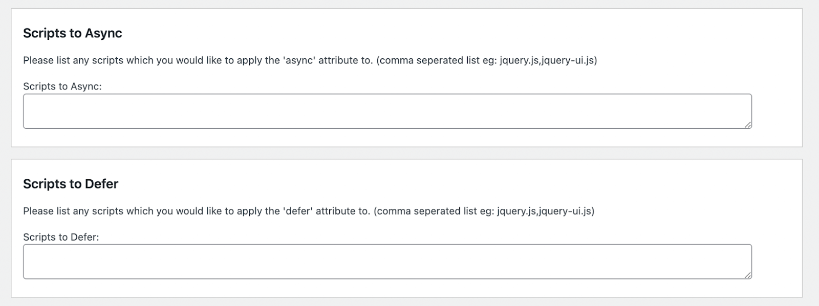 choosing which scripts to defer