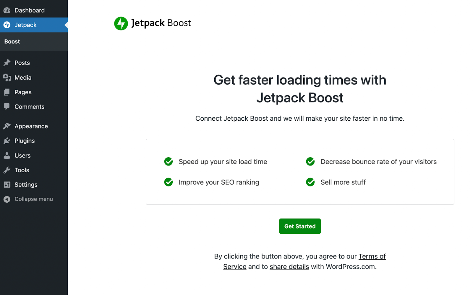 getting started with Jetpack Boost