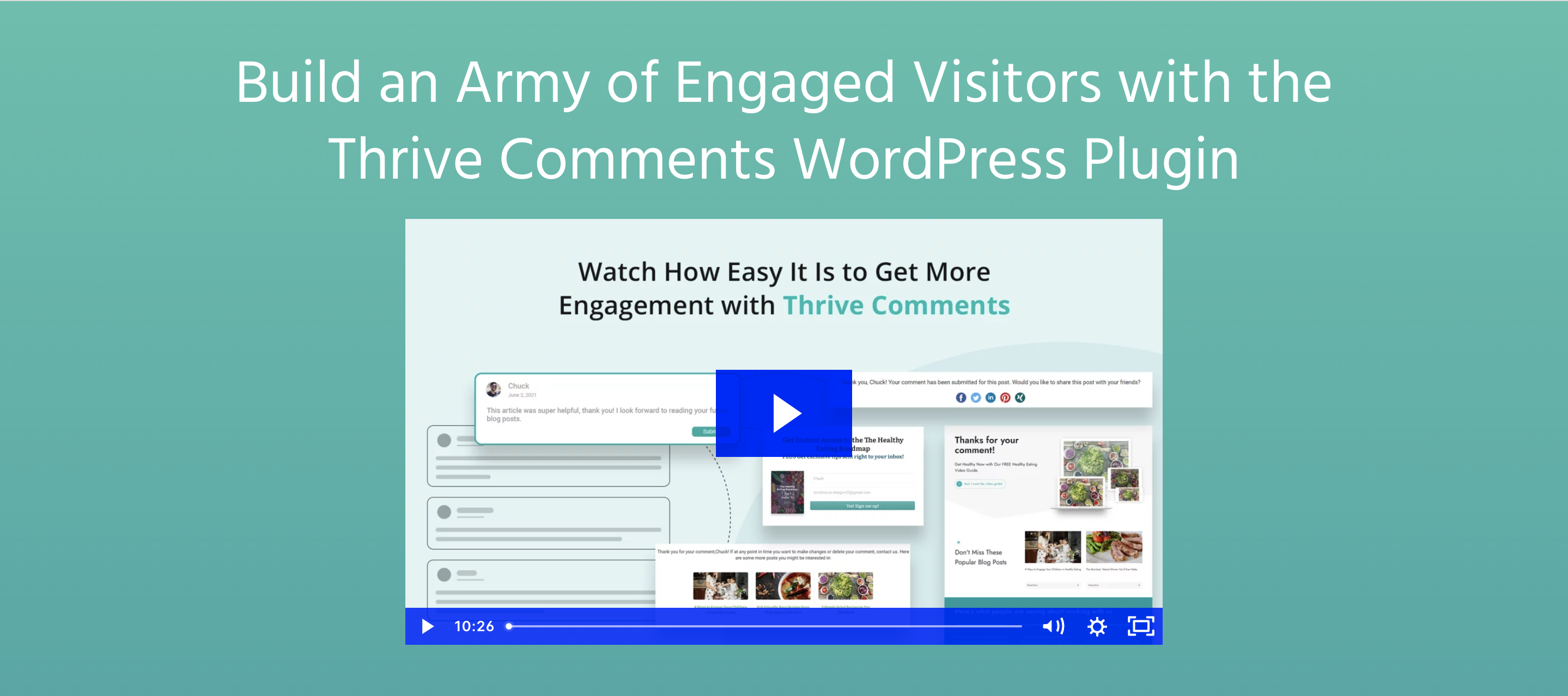 Thrive Comments header graphic