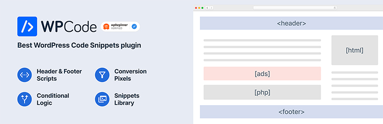 WP Code homepage image