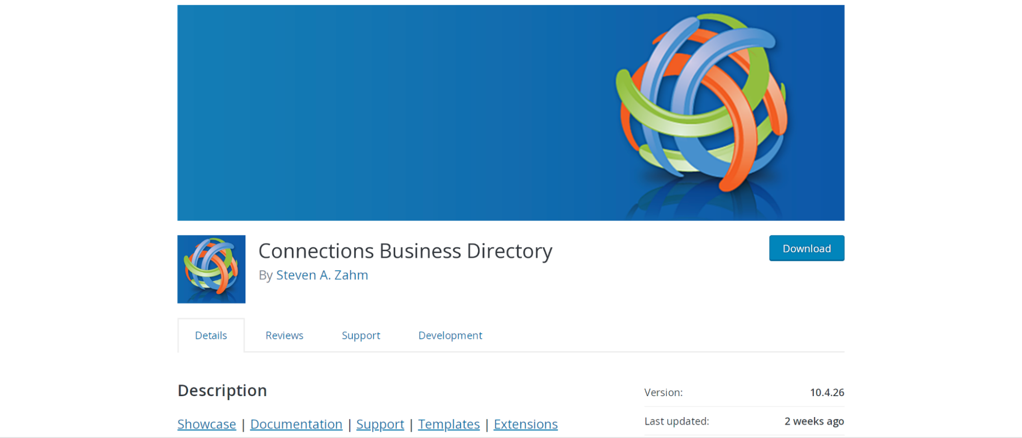 Connections Business Directory plugin page