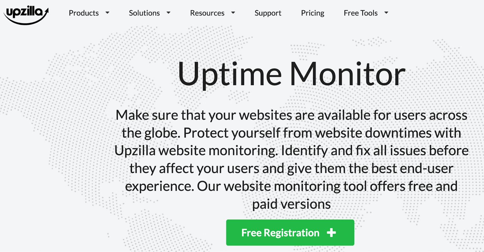 Upzilla tool with details about features