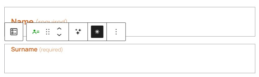 selecting the asterisk field