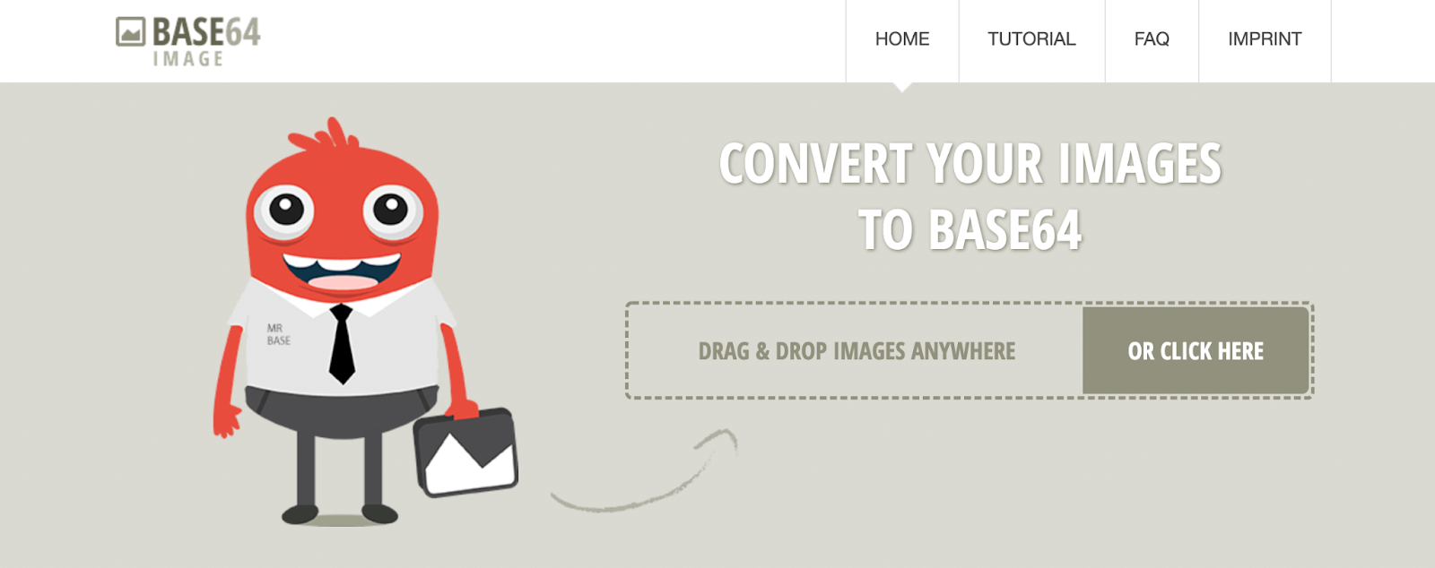 Base64 tool homepage