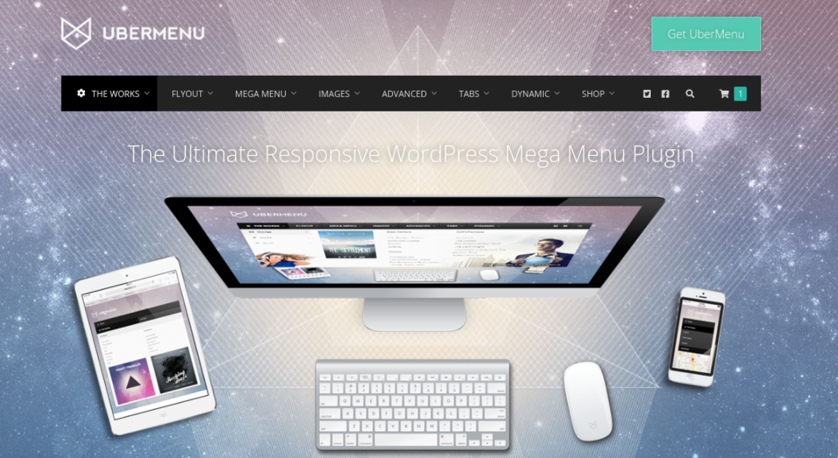 UberMenu WordPress plugin homepage