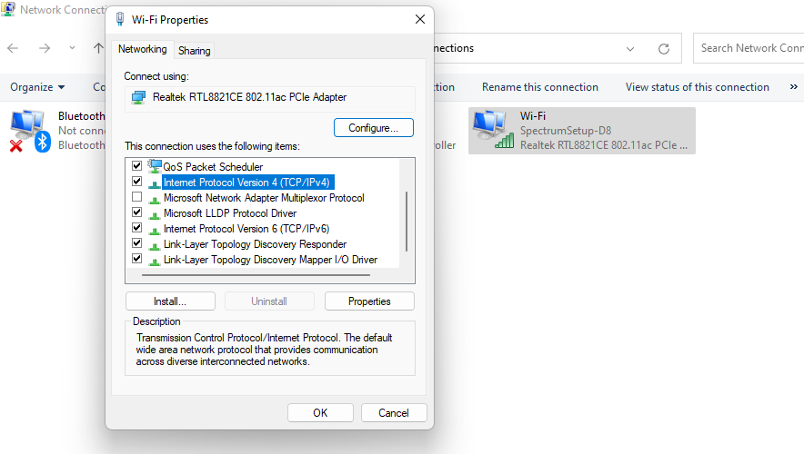 internet protocol version options