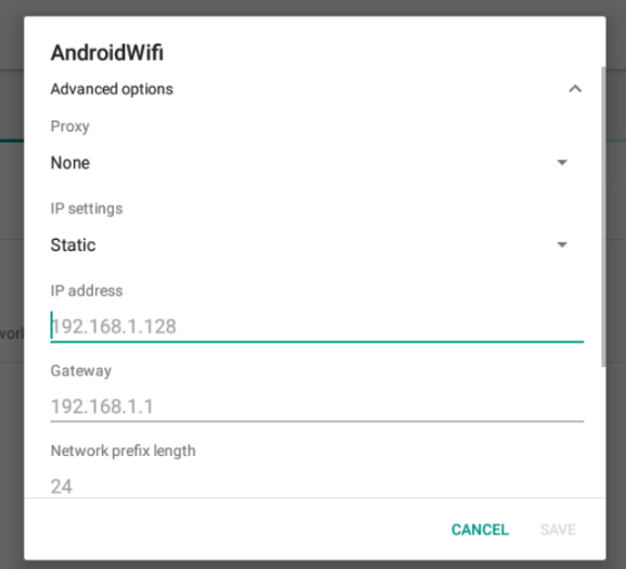 DNS settings on Android