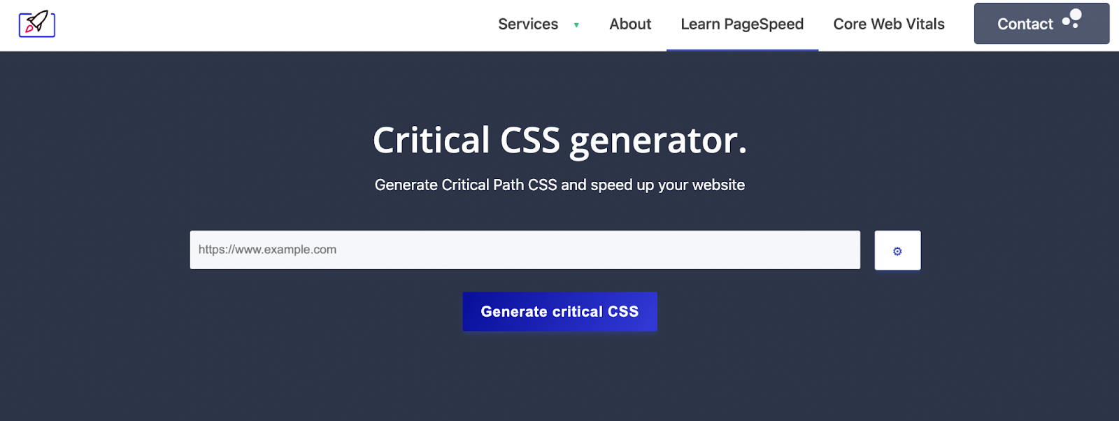 critical CSS generator tool