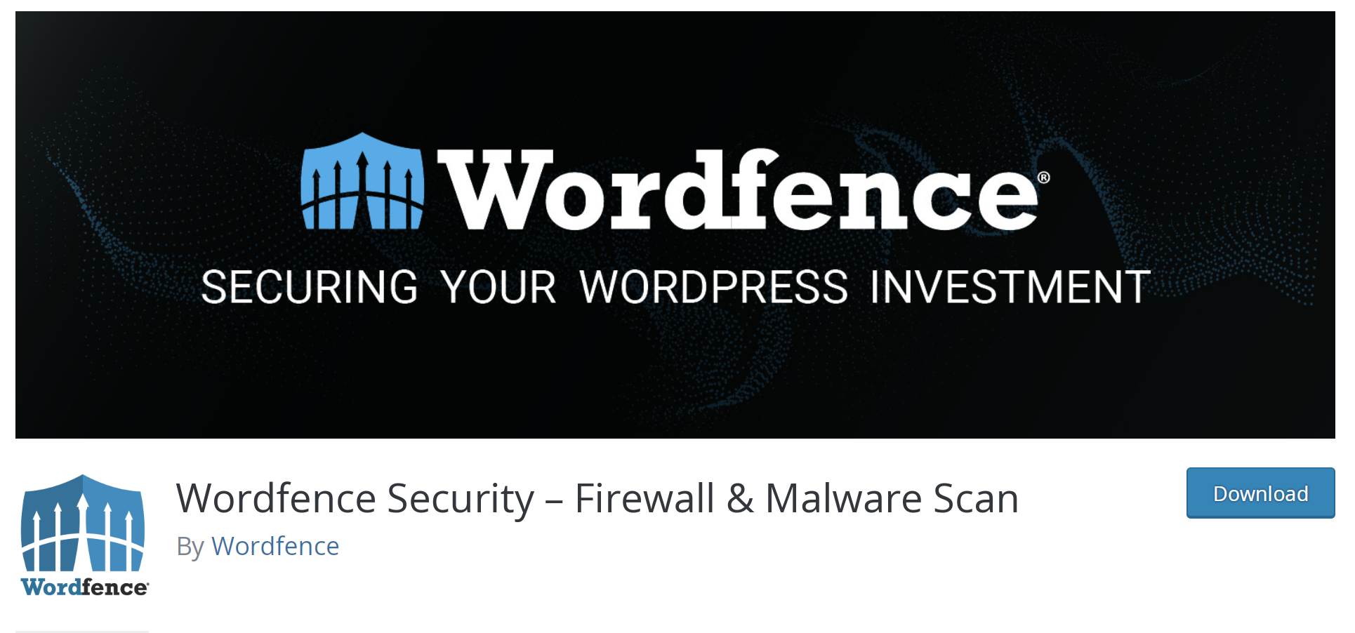 Wordfence homepage design