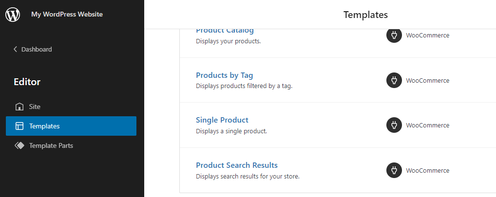finding the single product template
