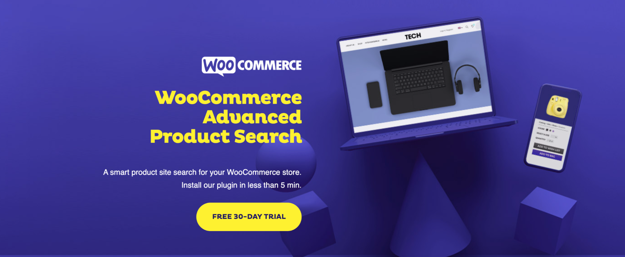 Página de inicio de Doofinder WooCommerce Advanced Product Search