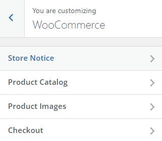 making Shop page changes in the Customizer
