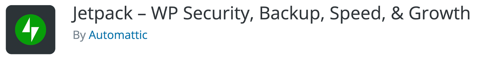 the developer information underneath a plugin name