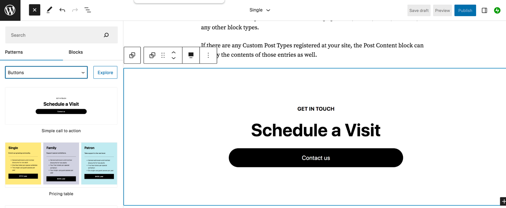 adding a call to action to the bottom of blog posts
